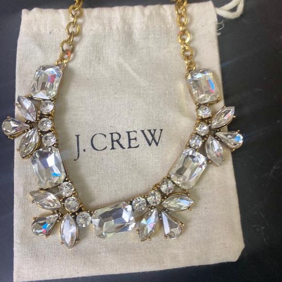 J. Crew Jewelry - Gold Gem J Crew Statement Necklace